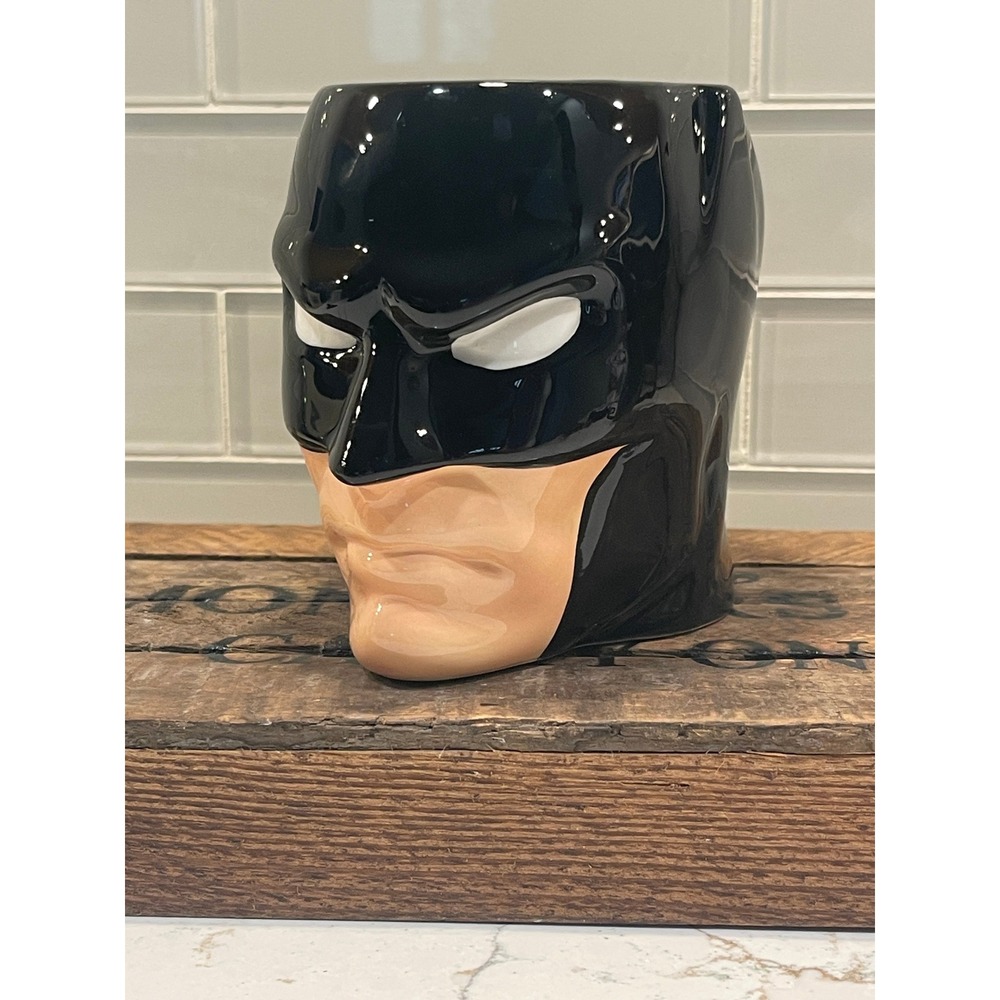 Zak Designs Batman Ceramic Coffee Mug 3D Sculpted Head DC Comics Black 15208